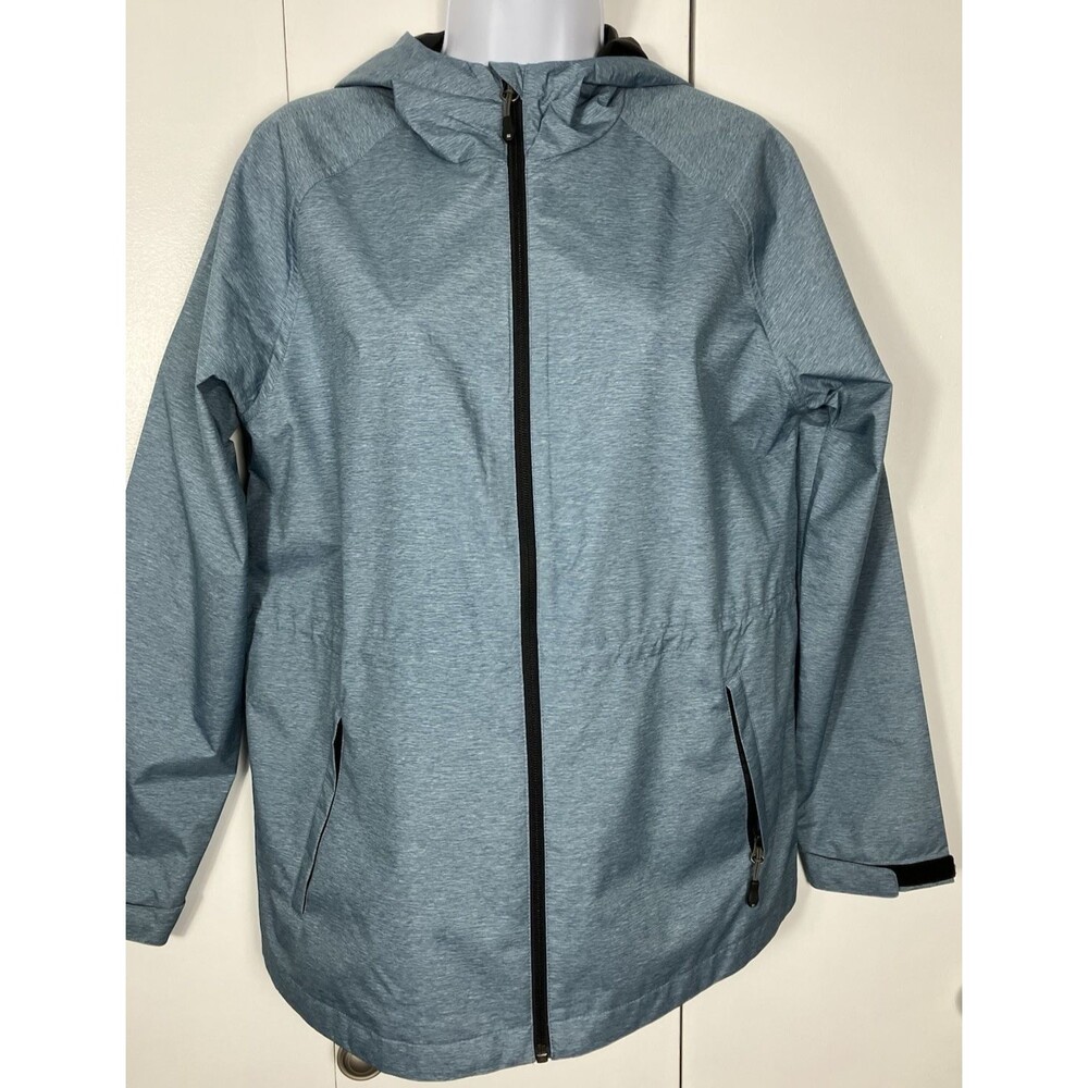 32 Degrees Ladies' Short Anorak Jacket | Size: S | Color: Teal Melange - Picture 8 of 9